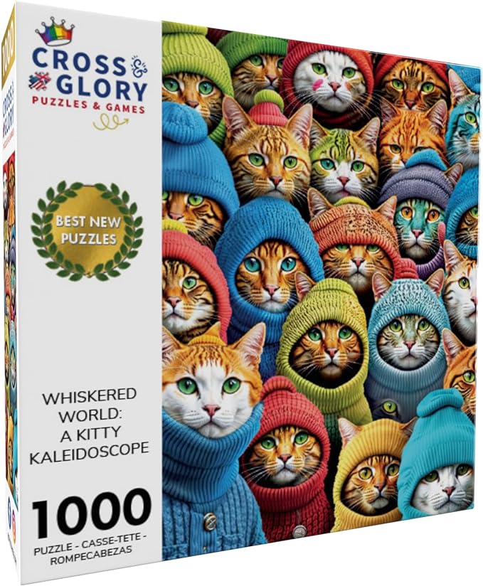 1000 piece cat jigsaw hotsell