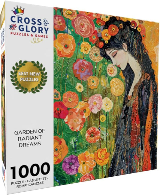 Garden of Radiant Dreams - 1000 Piece Jigsaw Puzzle