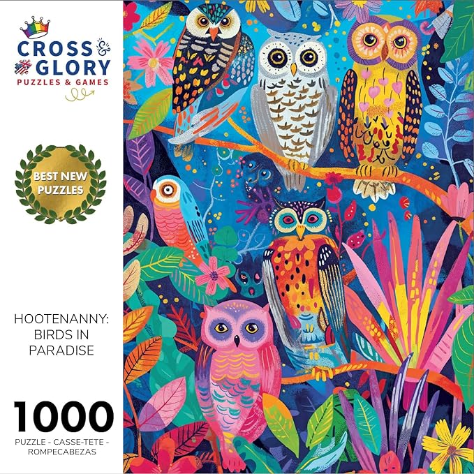 Hootenanny: Birds in Paradise - 1000 Piece Jigsaw Puzzle