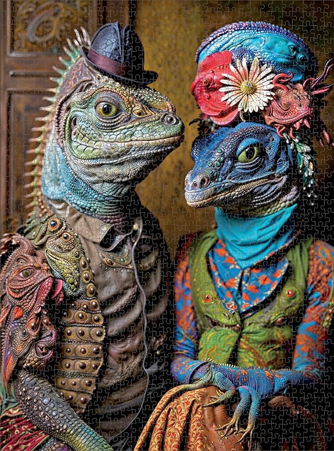 Meet The Aliens: Kael and Narae - 1000 Piece Jigsaw Puzzle