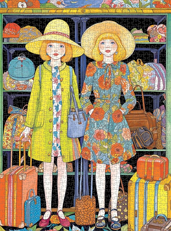 Vacation Vibes: Journey in Style - 1000 Piece Jigsaw Puzzle