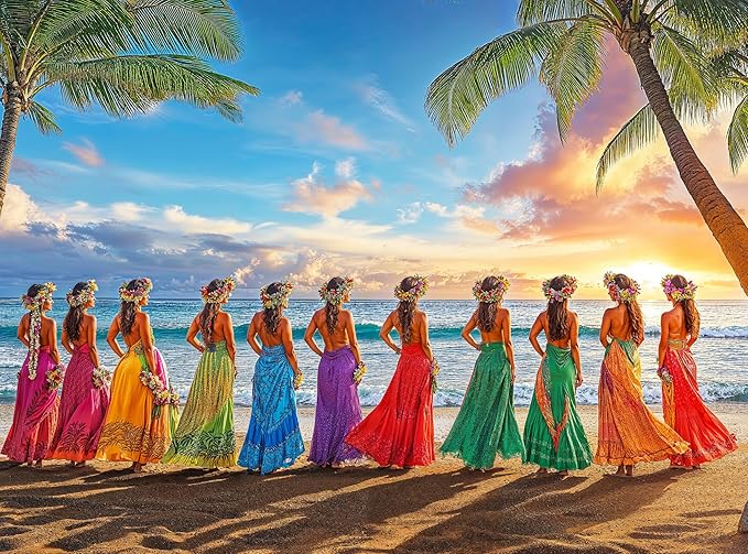 Aloha Harmony: Colors of The Pacific - 1000 Piece Jigsaw Puzzle
