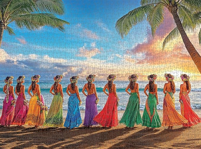 Aloha Harmony: Colors of The Pacific - 1000 Piece Jigsaw Puzzle