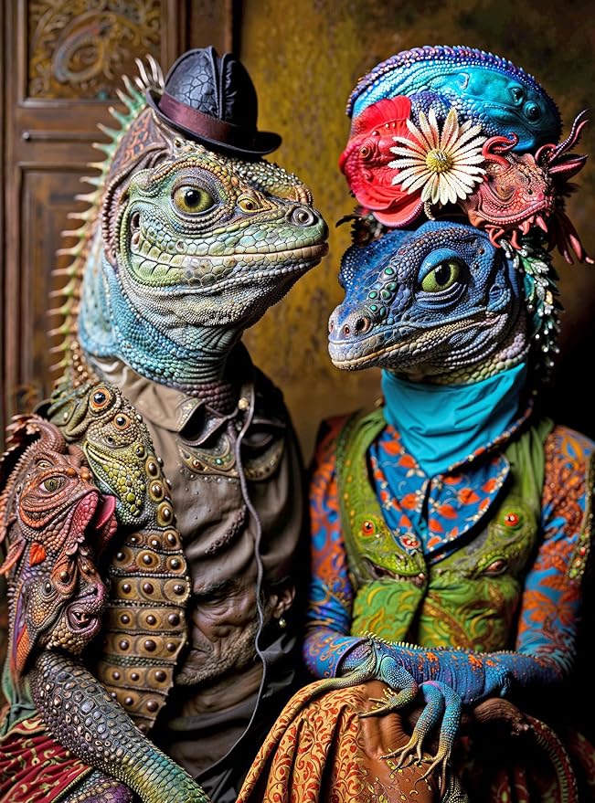 Meet The Aliens: Kael and Narae - 1000 Piece Jigsaw Puzzle