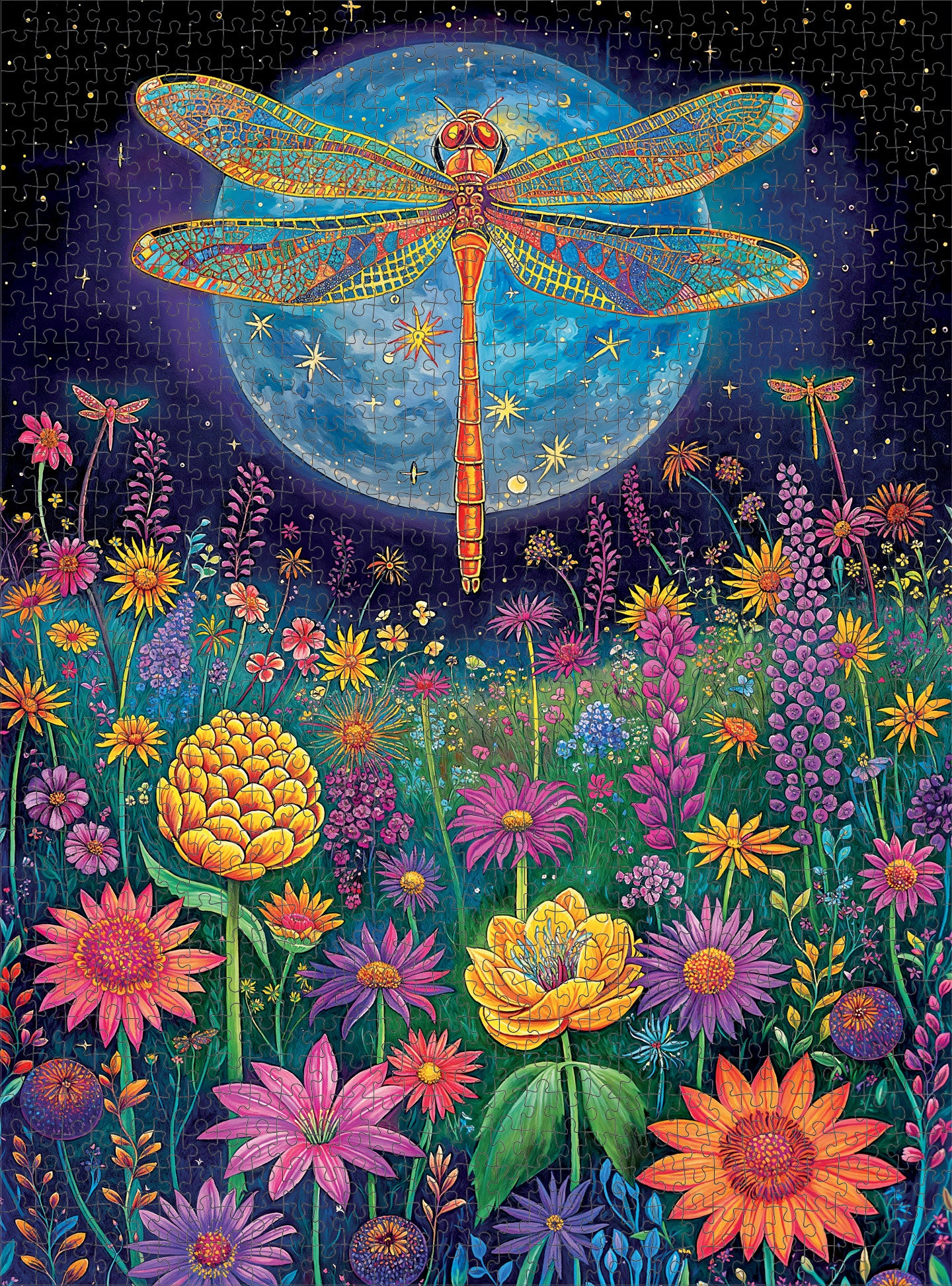 Lunar Symphony: The Dragonfly’s Tale - 1000 Piece Jigsaw Puzzle