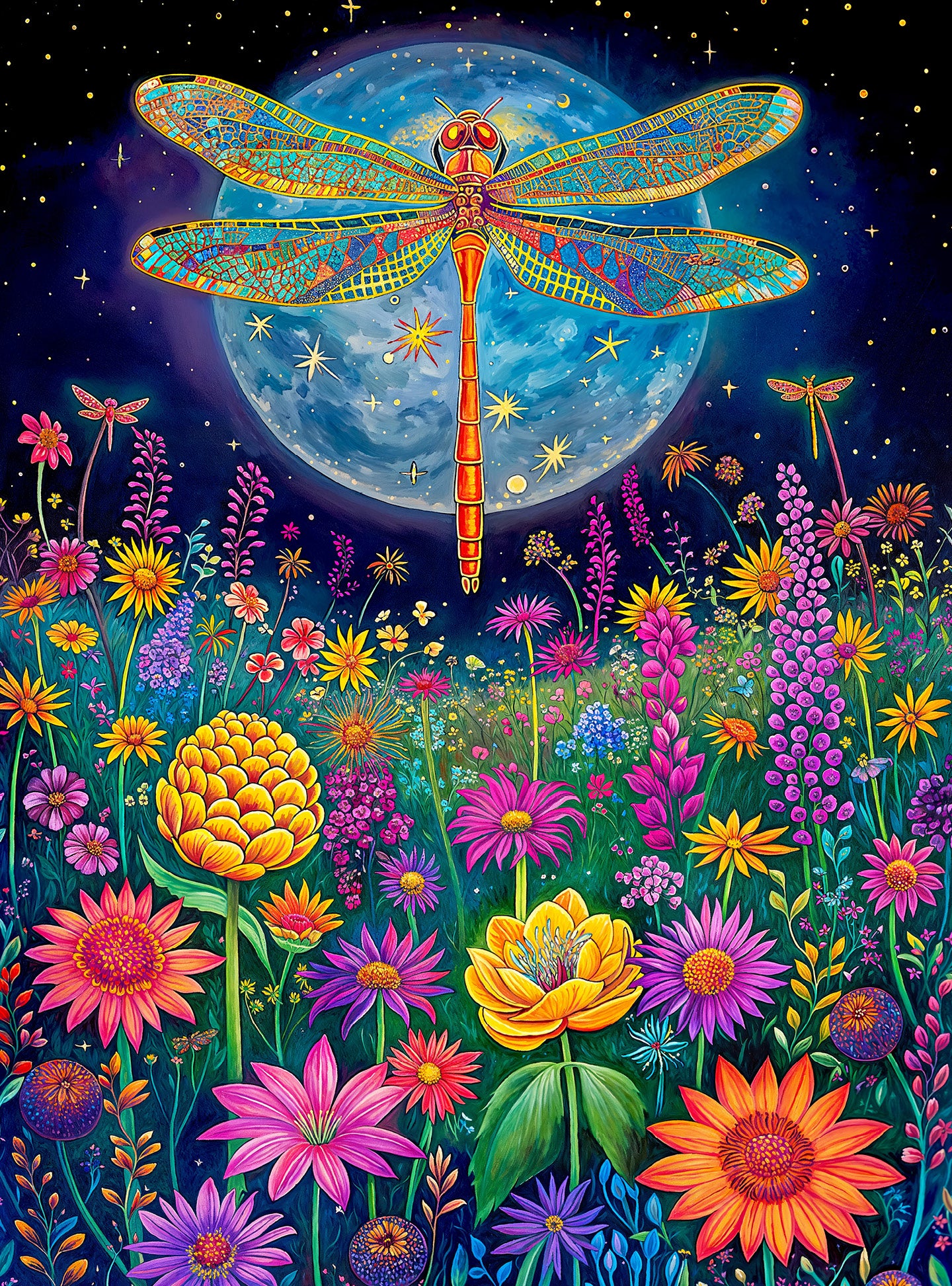 Lunar Symphony: The Dragonfly’s Tale - 1000 Piece Jigsaw Puzzle