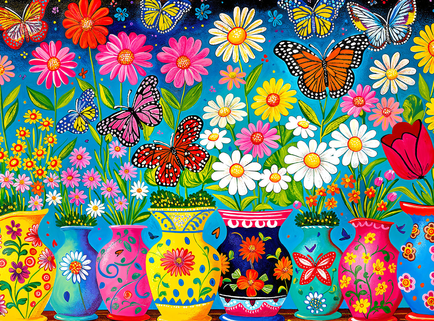 Blooming Butterflies - 1000 Piece Jigsaw Puzzle