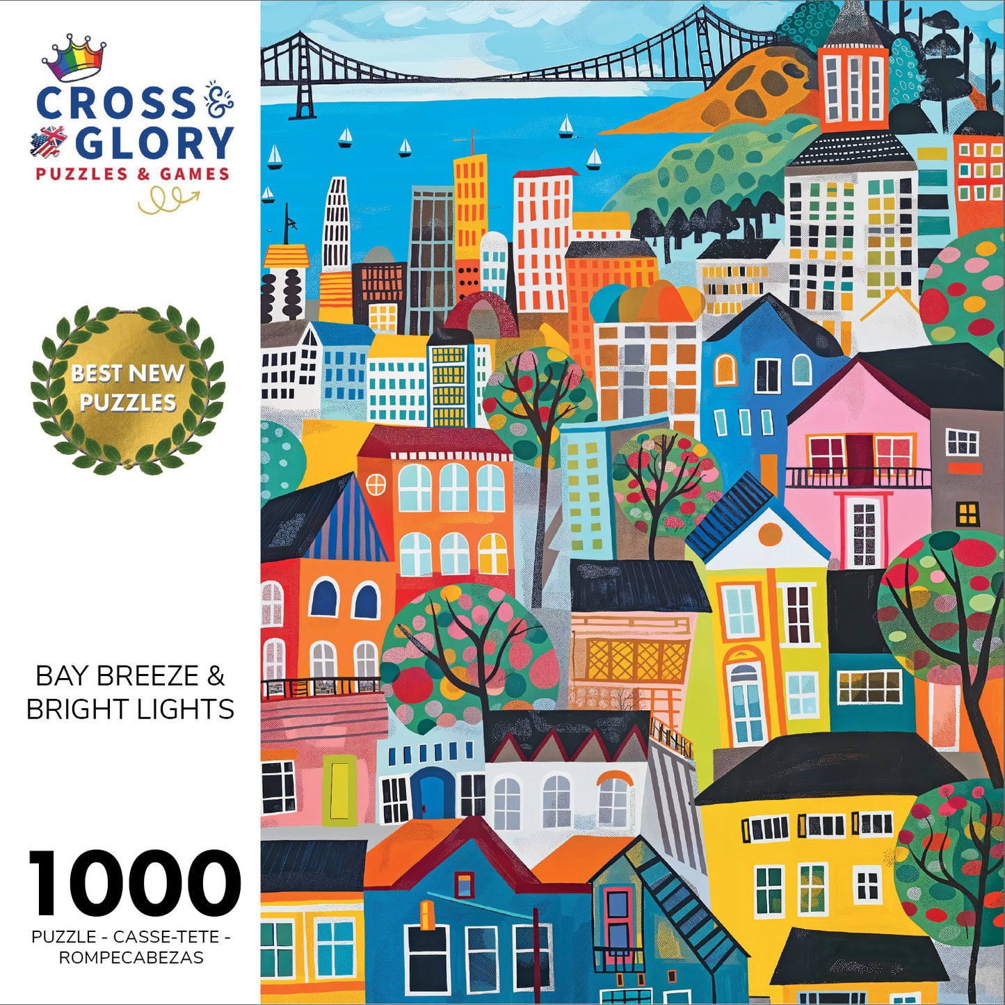 Bay Breeze & Bright Lights - 1000 Piece Jigsaw Puzzle