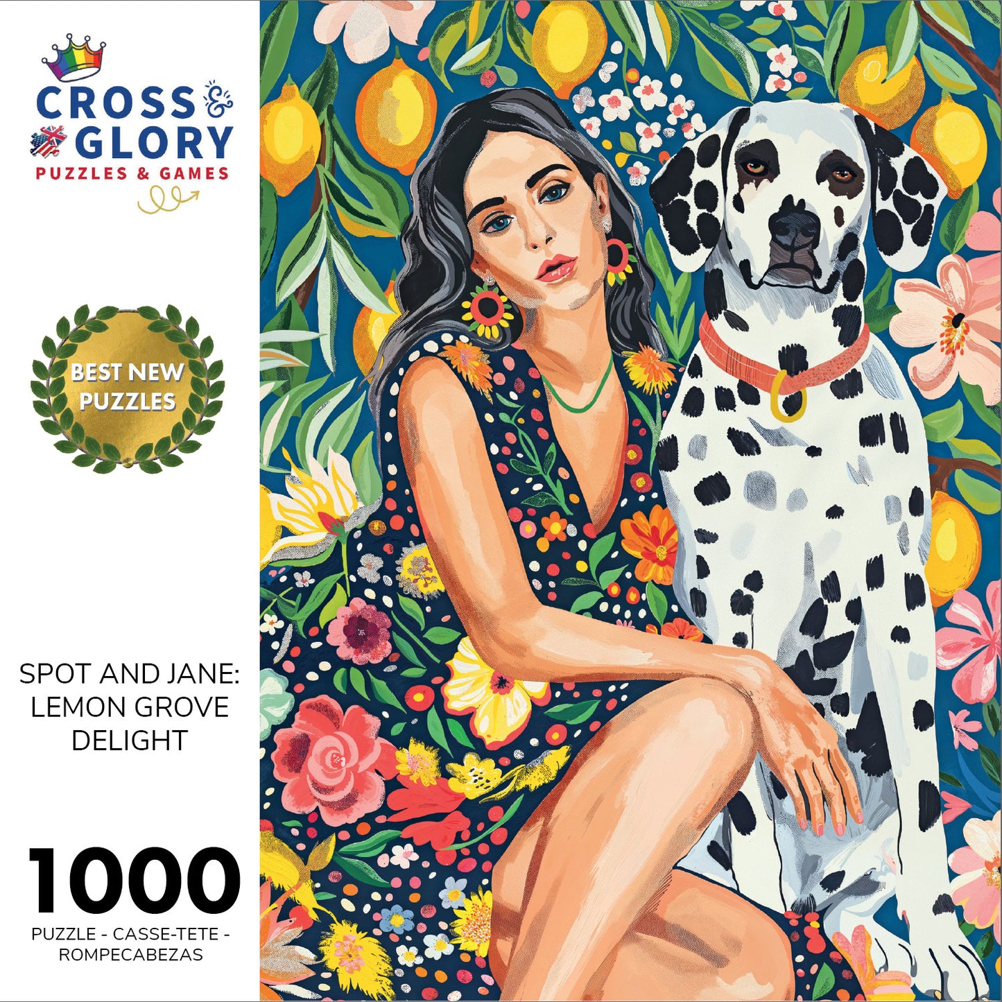 Spot and Jane: Lemon Grove Delight - 1000 Piece Jigsaw Puzzle