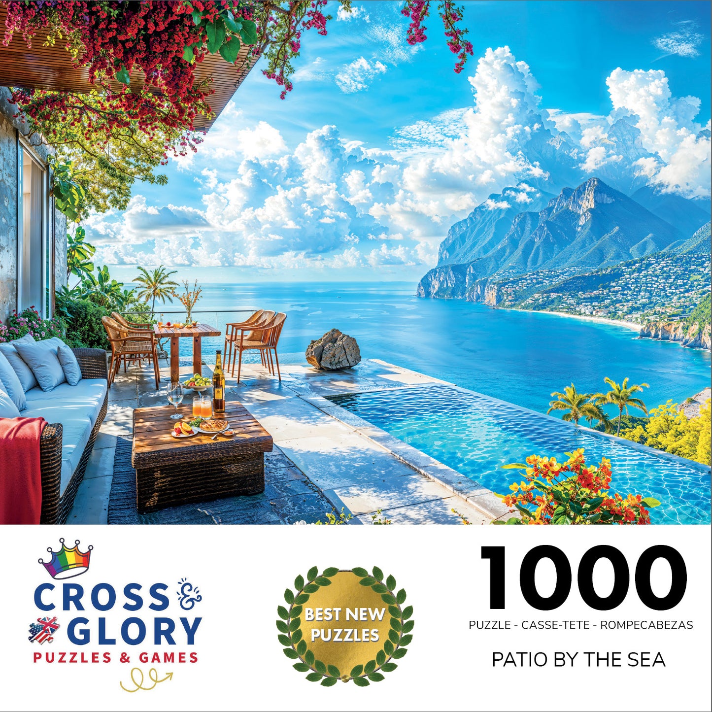 Patio by The Sea - 1000 Piece Jigsaw Puzzle