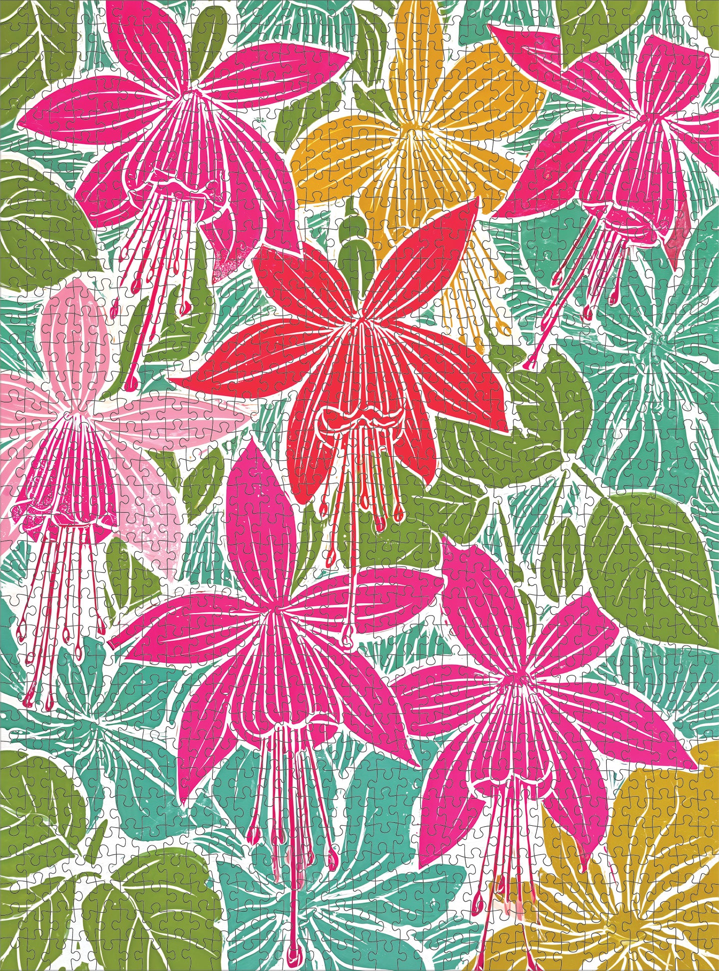 Petals in Print - 1000 Piece Jigsaw Puzzle