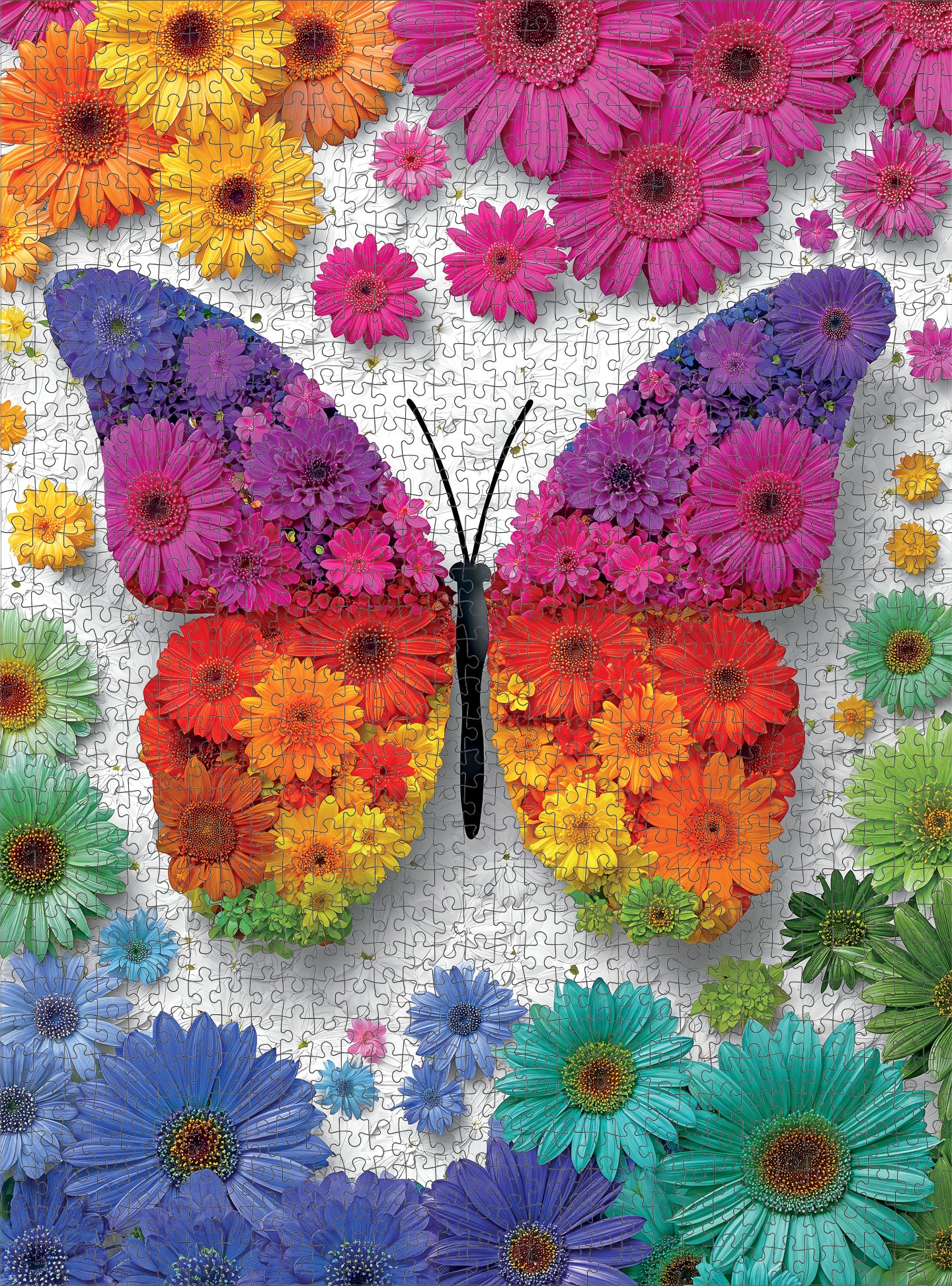 Bloomtastic Butterfly - 1000 Piece Jigsaw Puzzle