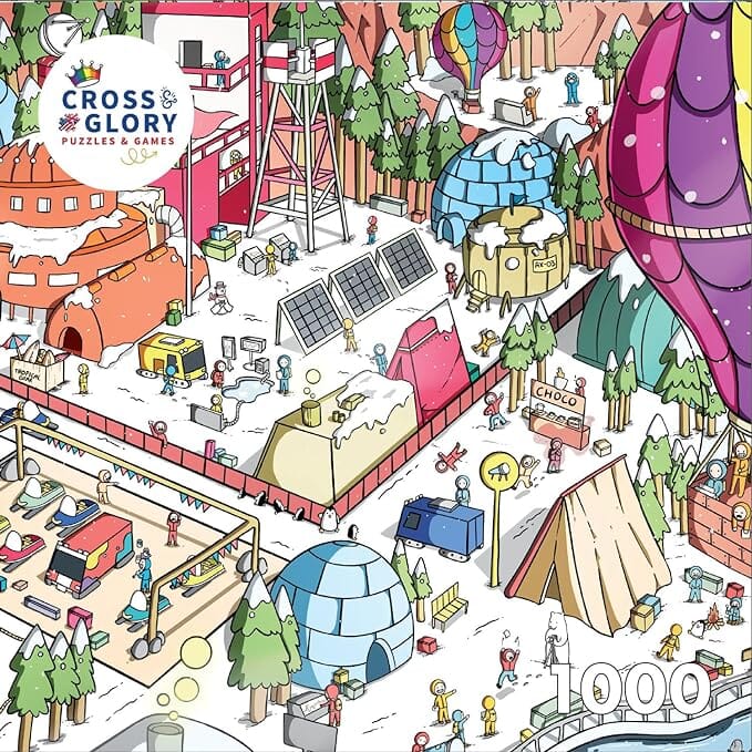 Arctic Explorer's Snowbound Giggles - 1000 Piece Jigsaw Puzzle Jigsaw Puzzles Cross & Glory