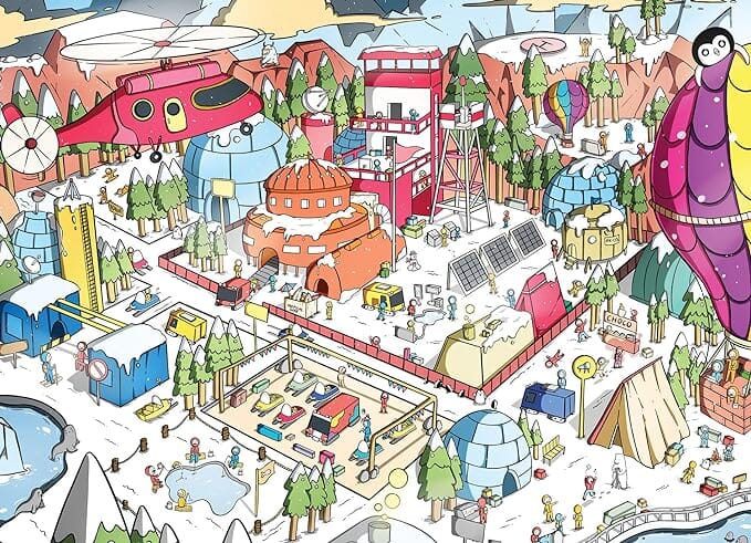 Arctic Explorer's Snowbound Giggles - 1000 Piece Jigsaw Puzzle Jigsaw Puzzles Cross & Glory