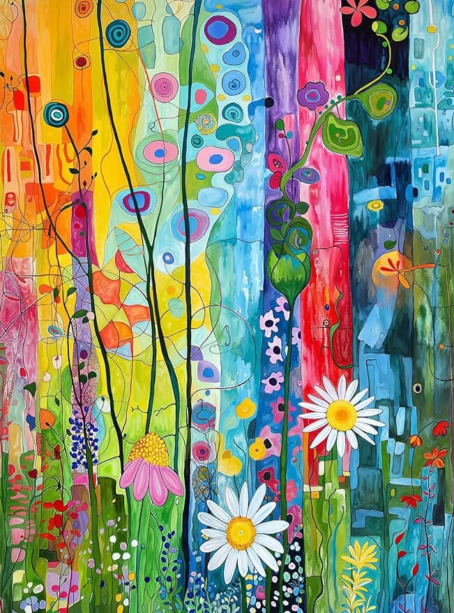 City Garden Rainbow Retreat - 1000 Piece Jigsaw Puzzle Jigsaw Puzzles Cross & Glory