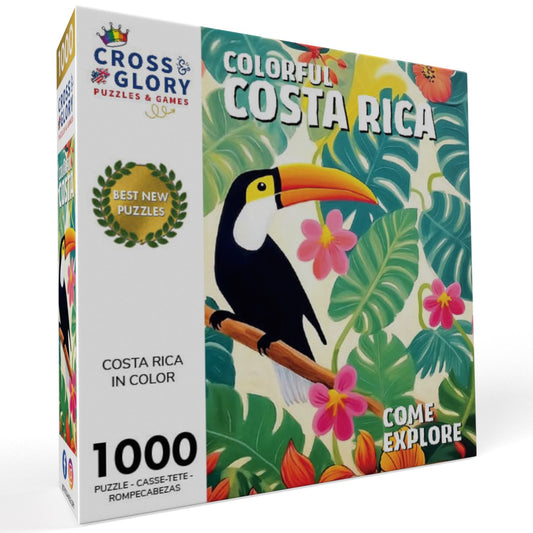 Costa Rica in Color - 1000 Piece Jigsaw Puzzle Jigsaw Puzzles Cross & Glory