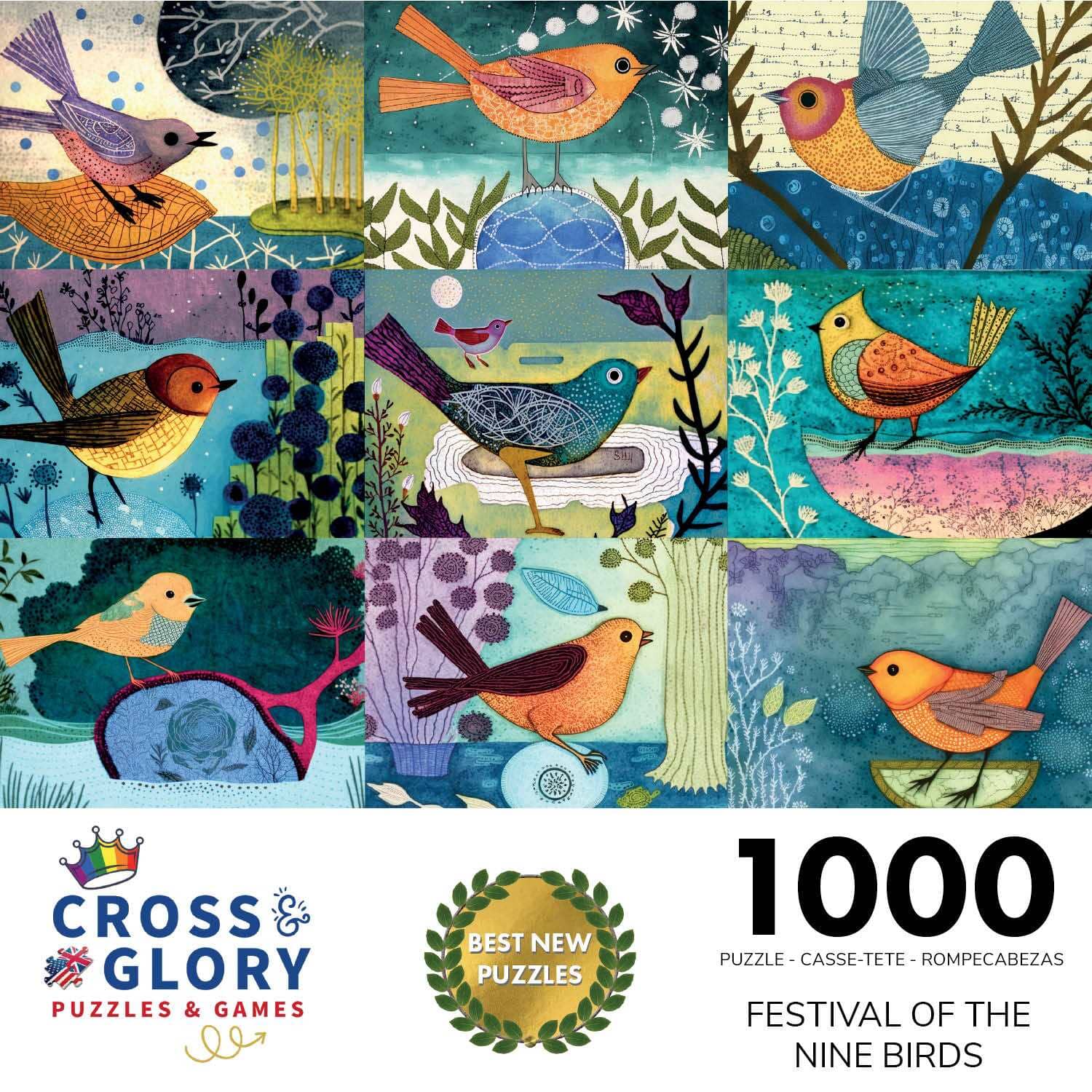 Festival of The Nine Birds - 1000 Piece Jigsaw Puzzle Jigsaw Puzzles Cross & Glory