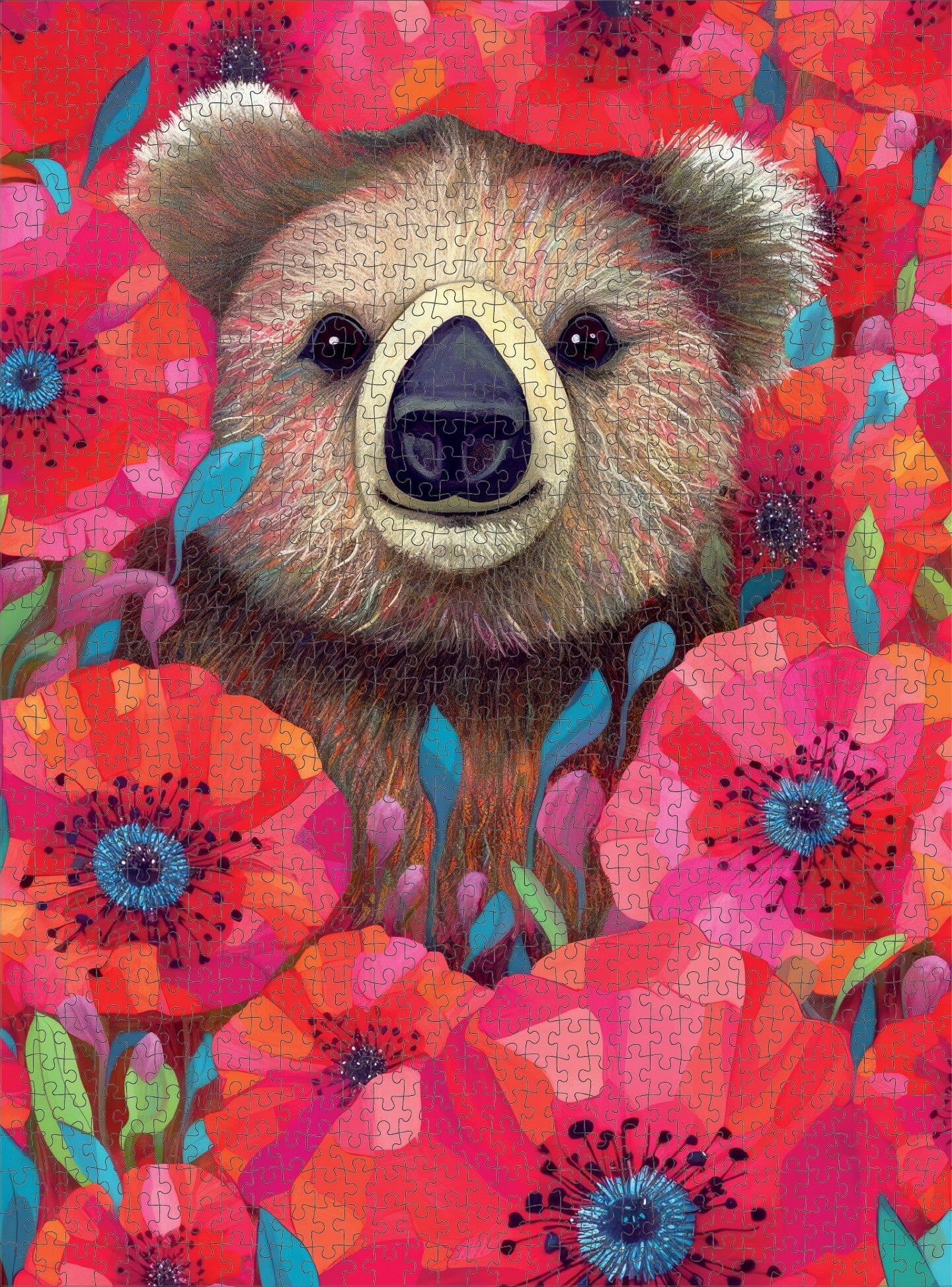 Koala's Poppy Paradise - 1000 Piece Jigsaw Puzzle Jigsaw Puzzles Cross & Glory