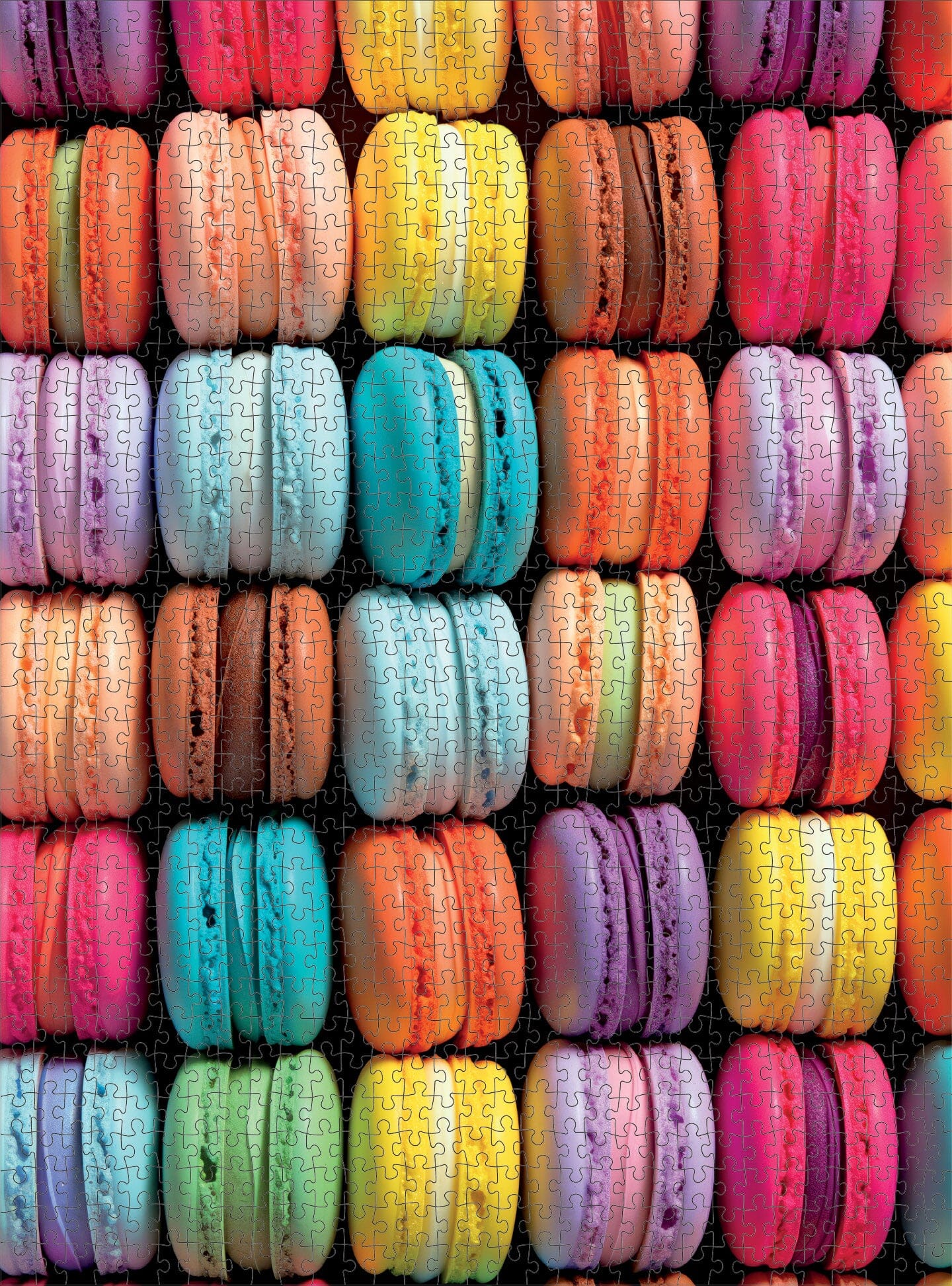 Macaron Palette Parade - 1000 Piece Jigsaw Puzzle Jigsaw Puzzles Cross & Glory