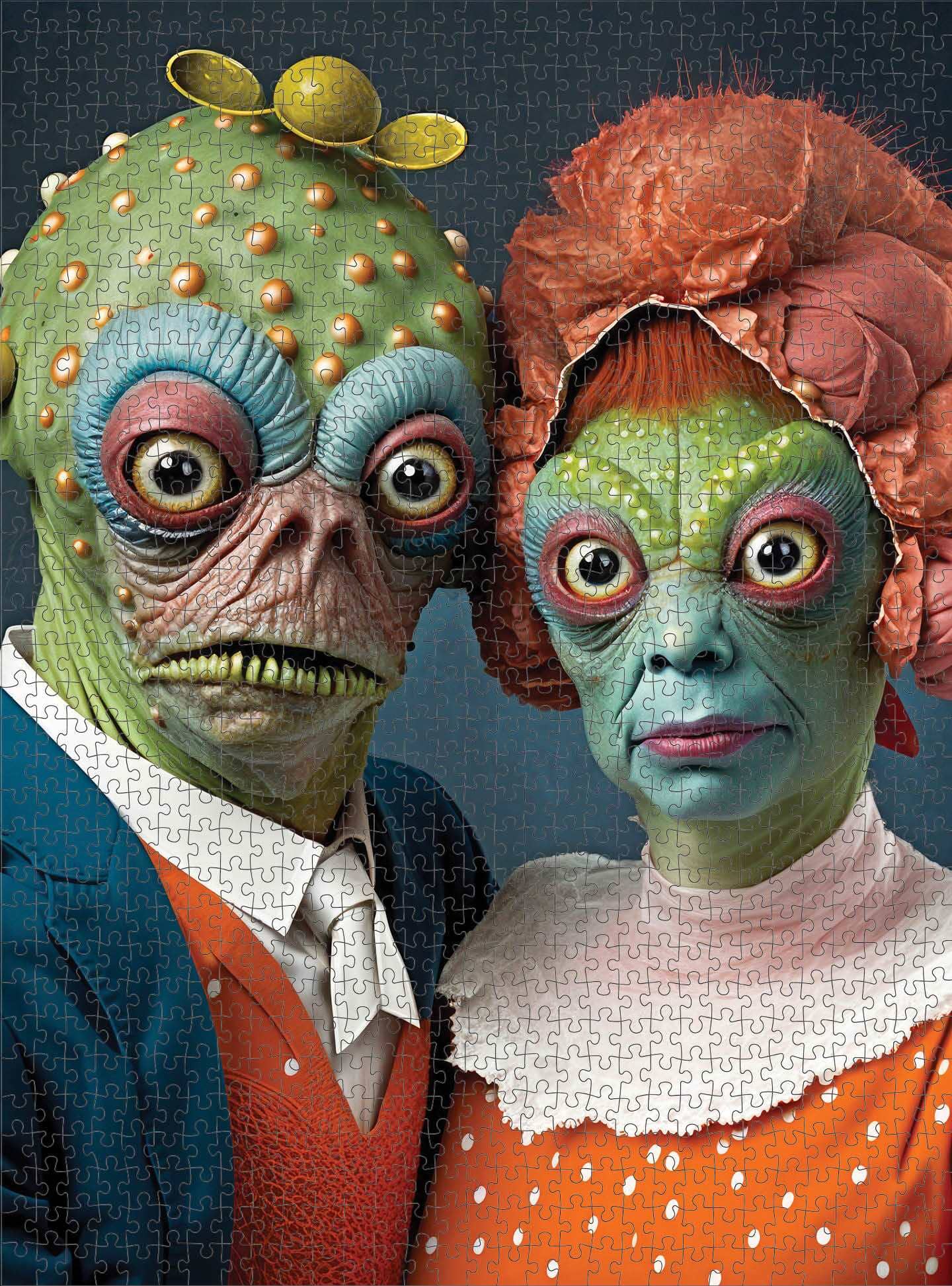 Meet The Aliens: Vaxion and Lirien - 1000 Piece Jigsaw Puzzle Jigsaw Puzzles Cross & Glory