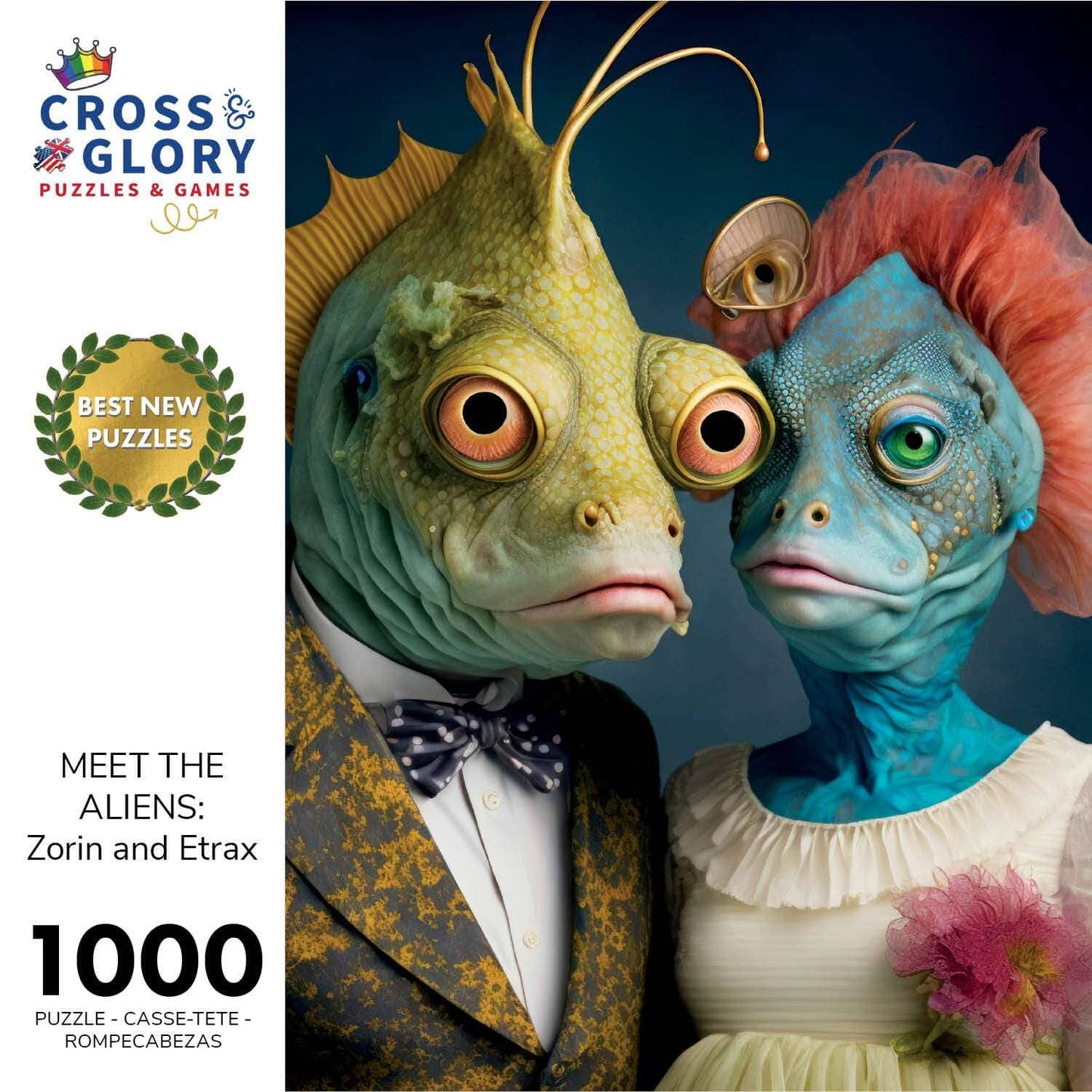Meet The Aliens: Zorin and Etrax - 1000 Piece Jigsaw Puzzle Jigsaw Puzzles Cross & Glory