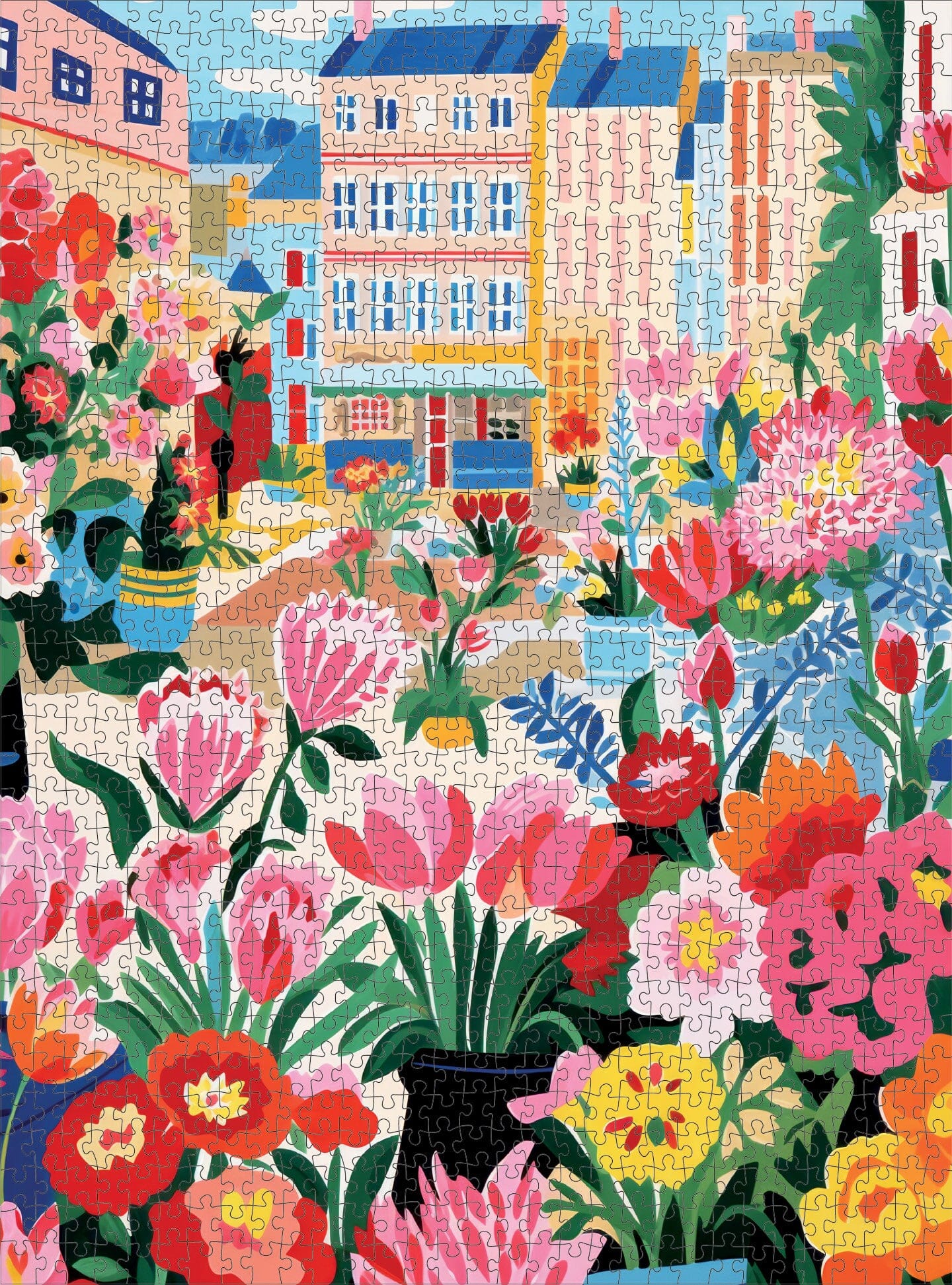 Petal Promenade: Springtime in Paris - 1000 Piece Jigsaw Puzzle Jigsaw Puzzles Cross & Glory