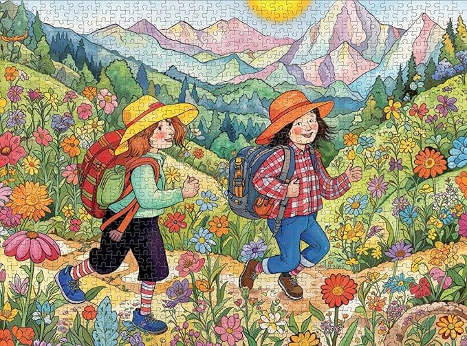 Sunny Trails: McKenna & Maisie's Adventure - 1000 Piece Jigsaw Puzzle Jigsaw Puzzles Cross & Glory