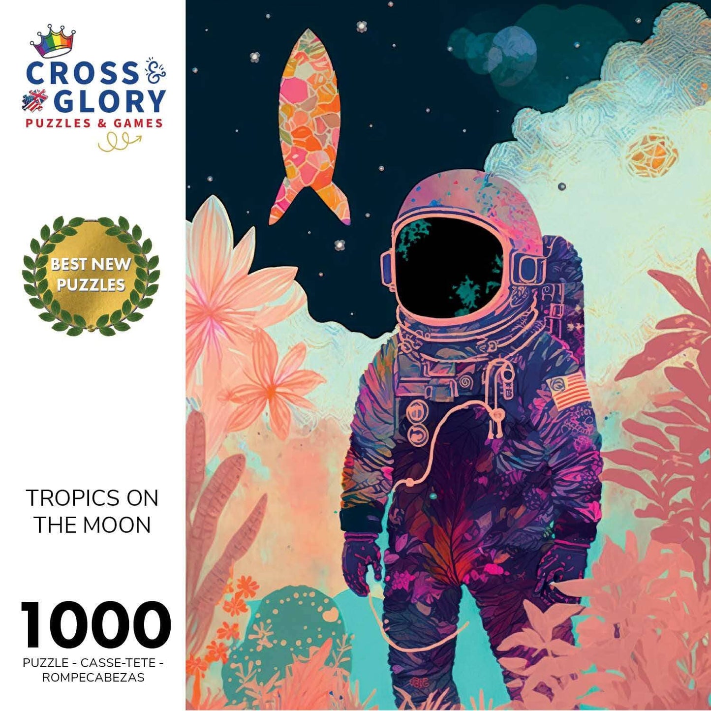 Tropics on The Moon - 1000 Piece Jigsaw Puzzle Jigsaw Puzzles Cross & Glory