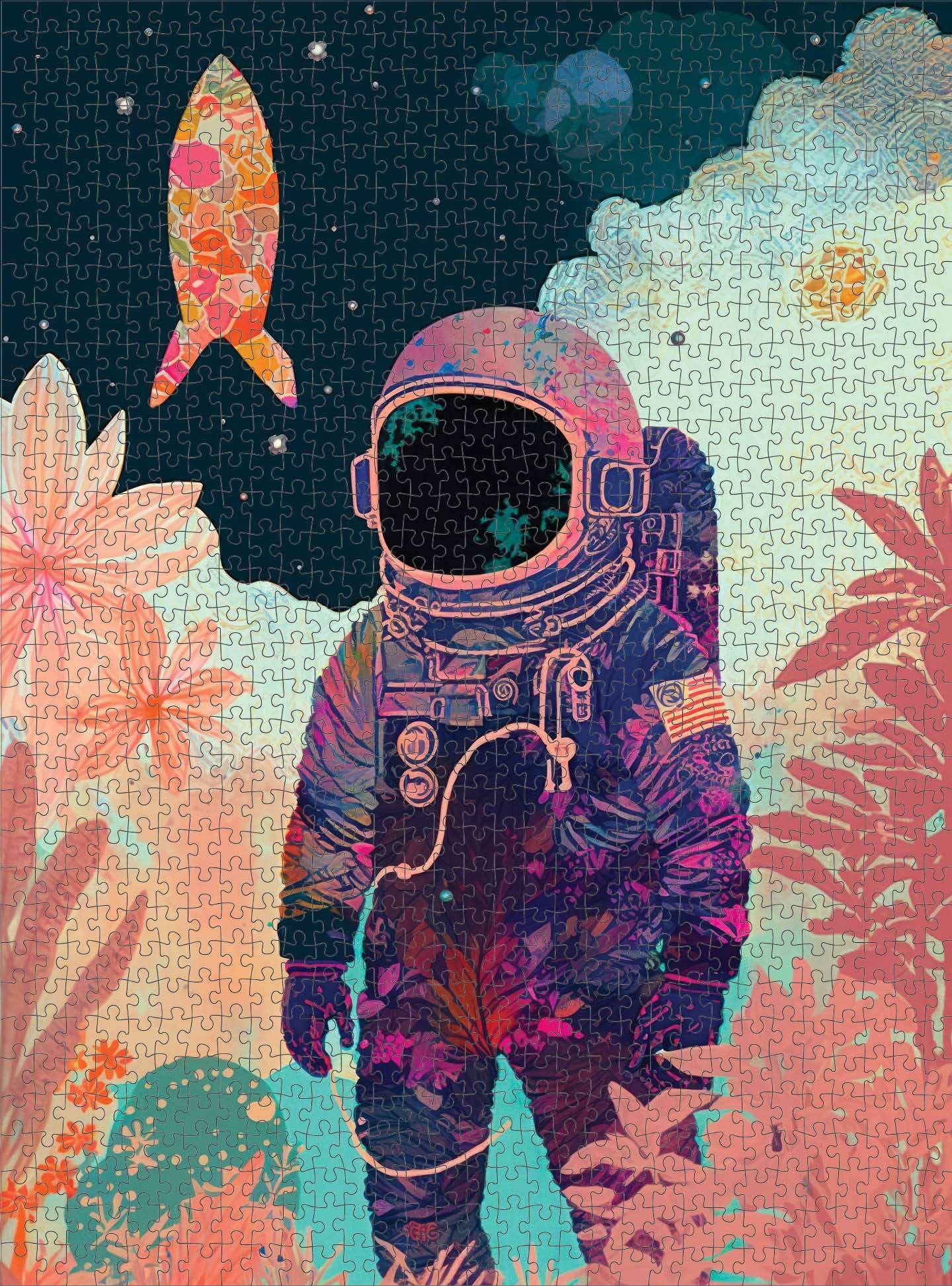 Tropics on The Moon - 1000 Piece Jigsaw Puzzle Jigsaw Puzzles Cross & Glory