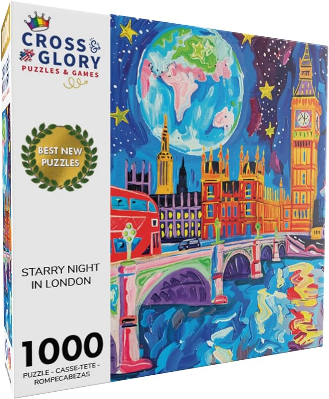 Starry Night in London - 1000 Piece Jigsaw Puzzle