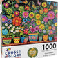 Floral Fantasia: A Butterfly’s Haven - 1000 Piece Jigsaw Puzzle