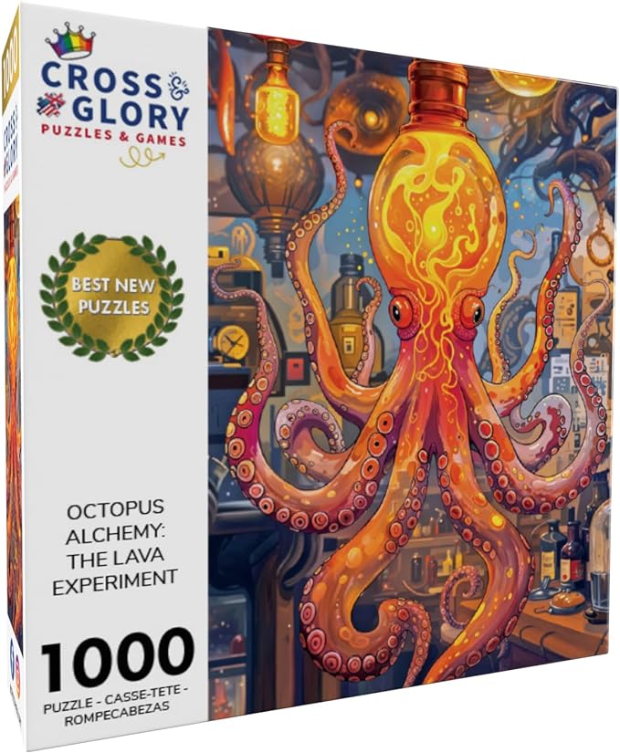 Octopus Alchemy: The Lava Experiment - 1000 Piece Jigsaw Puzzle