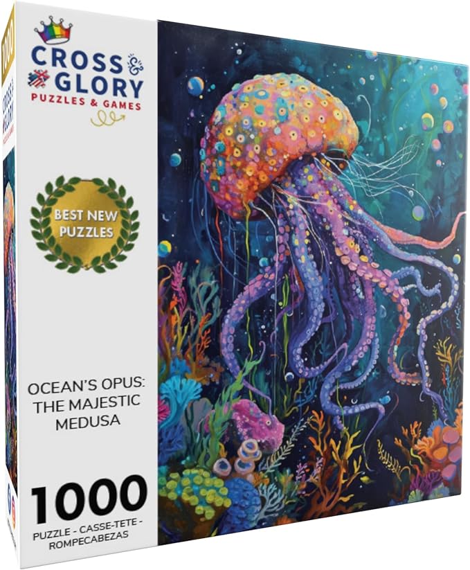 Ocean's Opus: The Majestic Medusa - 1000 Piece Jigsaw Puzzle