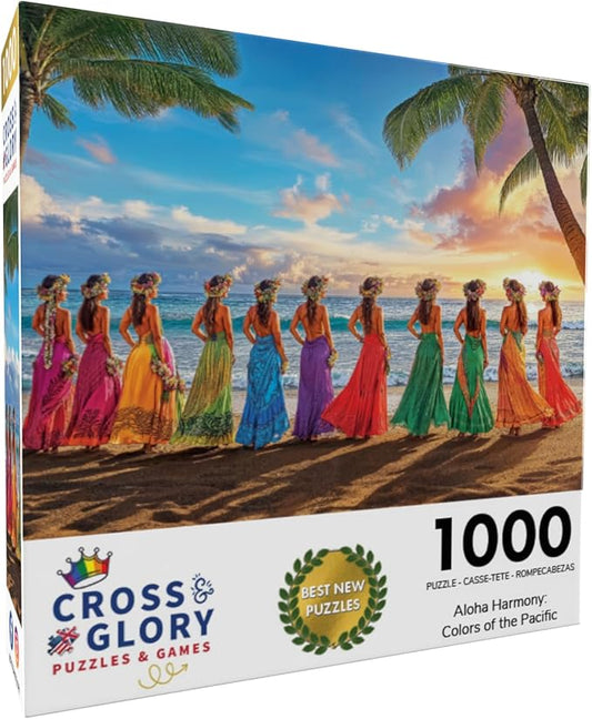 Aloha Harmony: Colors of The Pacific - 1000 Piece Jigsaw Puzzle