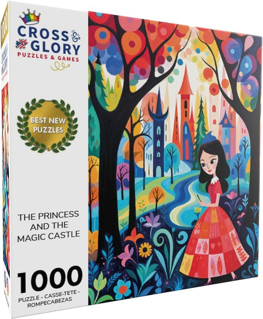 The Princess and The Magic Castle - 1000 Piece Jigsaw Puzzle