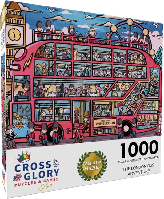 The London Bus Adventure - 1000 Piece Jigsaw Puzzle