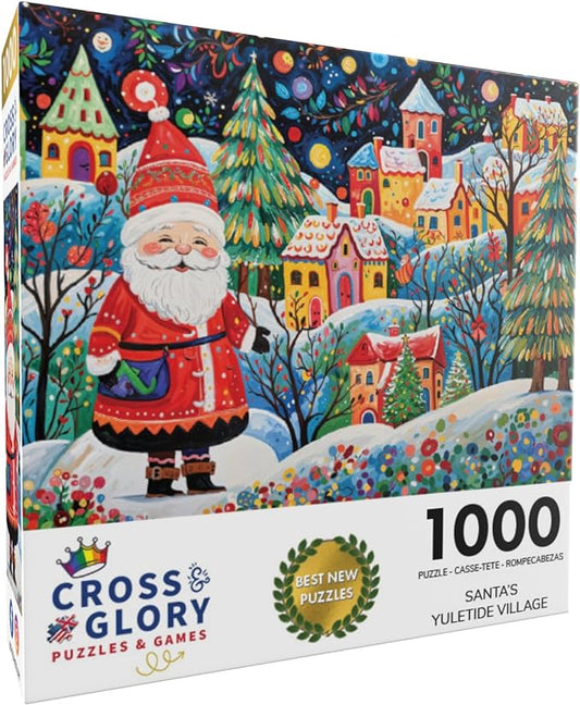 Santa's Yuletide Village - 1000 Piece Jigsaw Puzzle