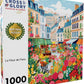 Cross & Glory Puzzles: La Fleur de Paris, 1000 Piece Jigsaw Puzzle, Vibrant Parisian Flower Market, Ideal for Adults Who Love Beautiful Puzzles