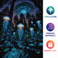 Alien Puzzle – The Glowkeepers – 1000 Piece Jigsaw Puzzle