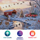 Christmas Puzzle – Christmas at Timberlake Bridge – 1000 Piece Jigsaw Puzzle