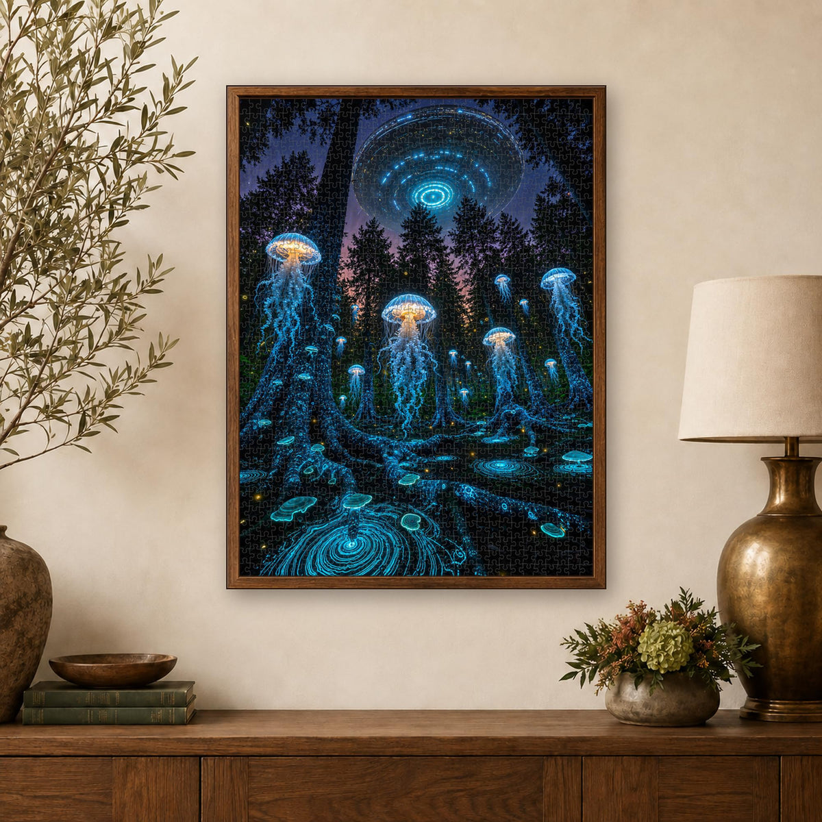 Alien Puzzle – The Glowkeepers – 1000 Piece Jigsaw Puzzle