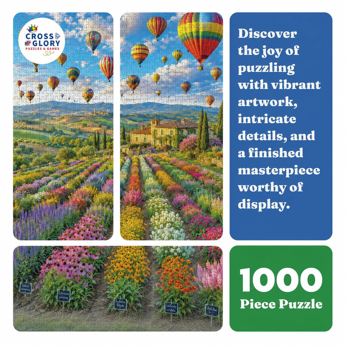 Travel Puzzle – The Colours of Tuscany – 1000 Piece Jigsaw Puzzle