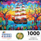 Art Puzzle – Caribbean Treasure Hunt – 1000 Piece Jigsaw Puzzle