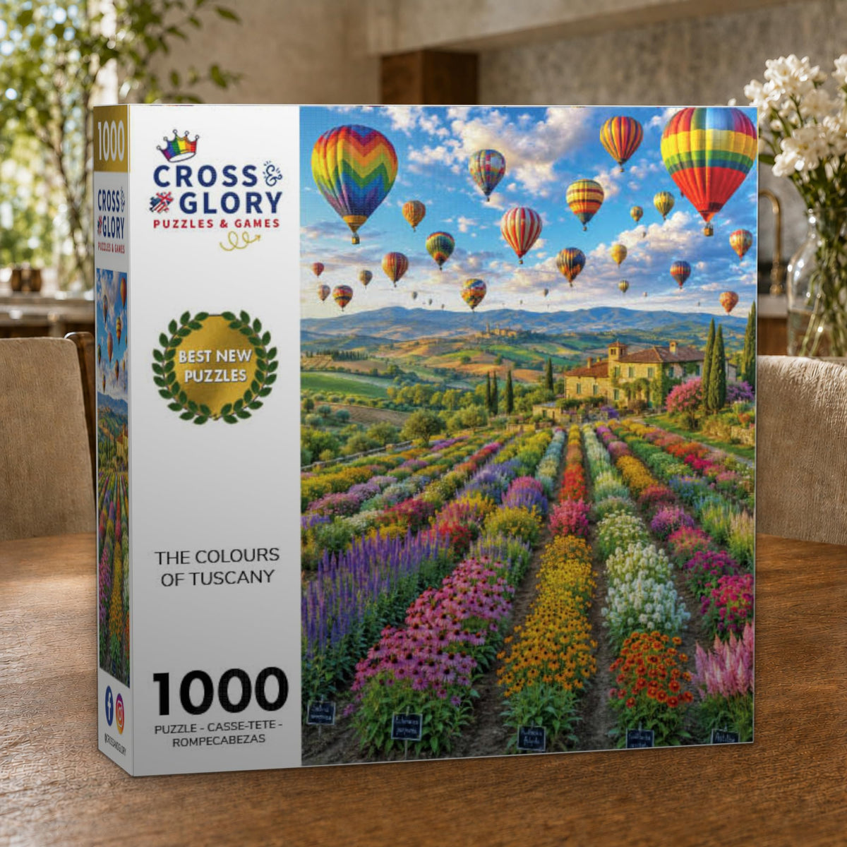 Travel Puzzle – The Colours of Tuscany – 1000 Piece Jigsaw Puzzle