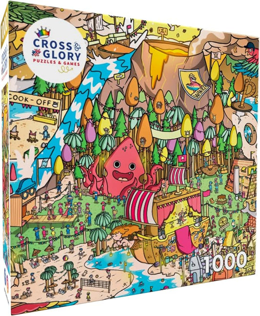 Scurvy Scallywags: Pirate Festival Fun - 1000 Piece Jigsaw Puzzle