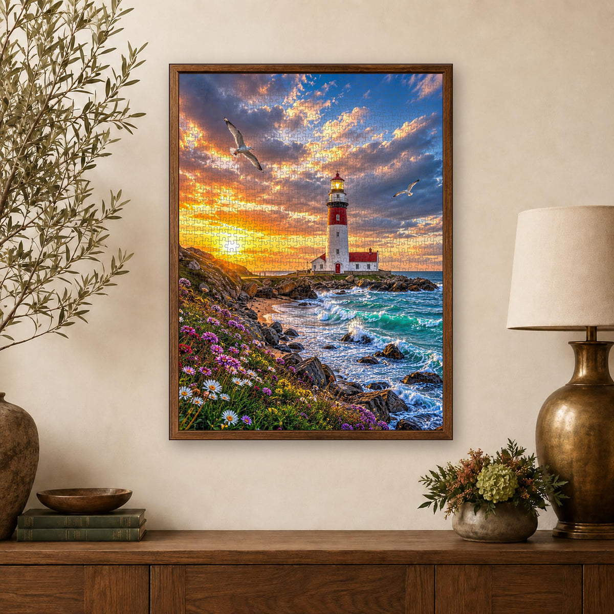 Coastal Puzzle – Evening at Beacon Point – 1000 Piece Jigsaw Puzzle