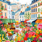 Cross & Glory Puzzles: La Fleur de Paris, 1000 Piece Jigsaw Puzzle, Vibrant Parisian Flower Market, Ideal for Adults Who Love Beautiful Puzzles