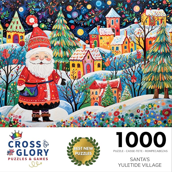 Santa's Yuletide Village - 1000 Piece Jigsaw Puzzle