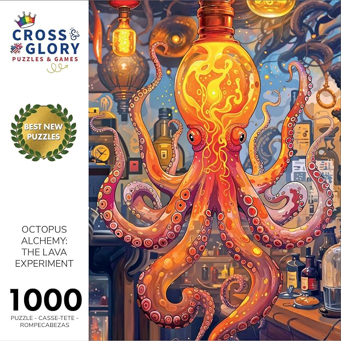 Octopus Alchemy: The Lava Experiment - 1000 Piece Jigsaw Puzzle