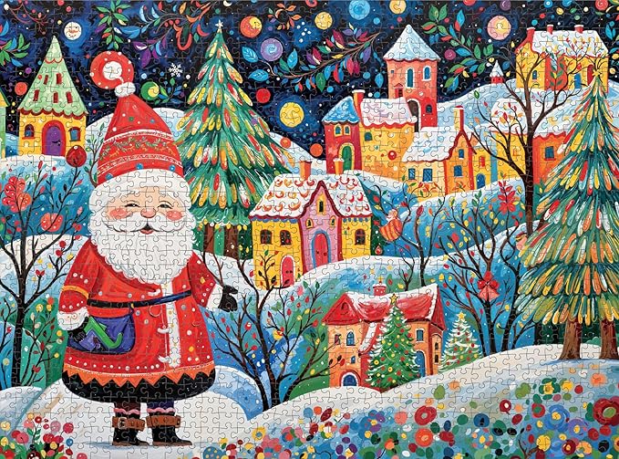 Santa's Yuletide Village - 1000 Piece Jigsaw Puzzle